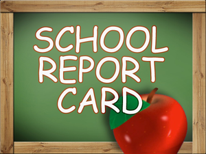 free clipart of bad report card