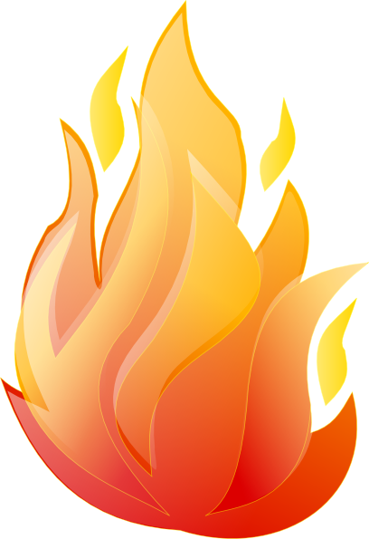 clipart of fire flames - photo #3