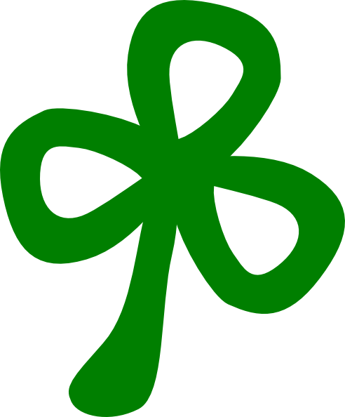 clip art 3 leaf clover - photo #5