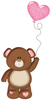 Tired Bear Clipart Image