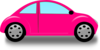 Pink Volkswagon 2 Clip Art
