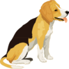 Yellow And Black Beagle Clip Art