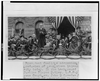 President Coolidge Addressing Graduates Of Georgetown University Today--in The Background Justice Pierce Butler, U.s. Supreme Court, Rev. John B. Creeden, President Of Georgetown University, Gov. Wm. S. Flynn Of R.i. Image