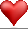 Red Hearts Clipart Image