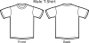 T Shirt Template Clip Art