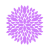 Purple Flower Clip Art Image