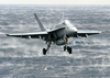 An F/a-18c Hornet Assigned To The  Valions  Of Strike Fighter Squadron One Five (vfa-15) Makes Its Final Approach Before Landing. Image