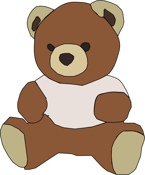 teddy bear vector clipart - photo #4