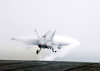 F/a-18  Hornet  Launches From The Flight Deck Of The Uss George Washington. Image