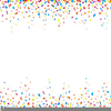 Confetti Border Horizontal Image