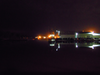 London Landing Facing East Boat Lights Buildings Image