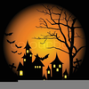 Halloween Haunted House Clipart Image