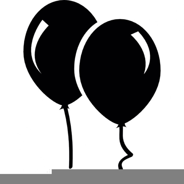 Balloon Clipart Black And White Free | Free Images at Clker.com