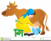 Clipart Milking Cow Image