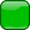 Green Square Button Clip Art