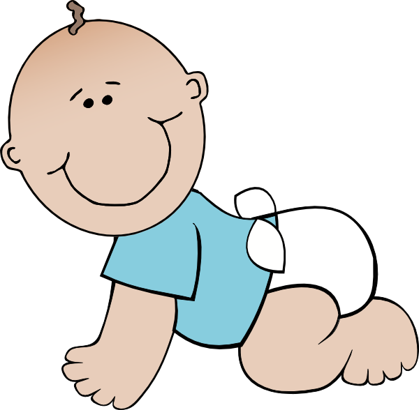 baby images clip art free. Baby Boy Crawling clip art - vector clip art online, royalty free & public 