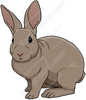 Rabbit With Gun Clipart Image