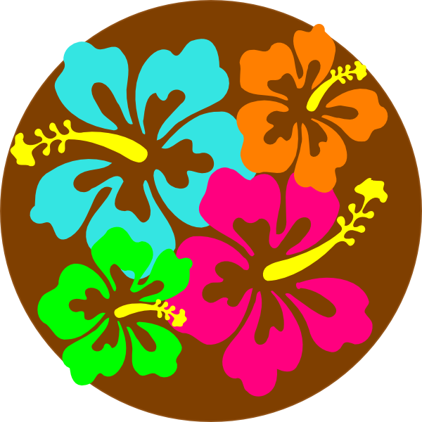 free clip art hawaiian flowers - photo #42