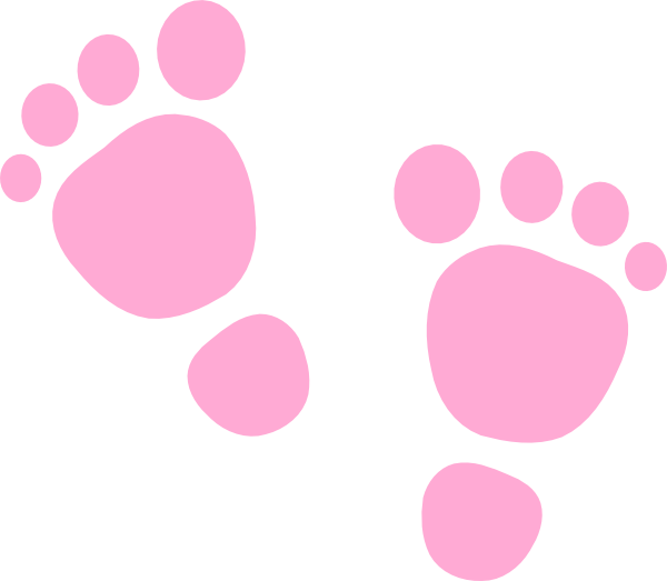 clip art pink baby feet - photo #31