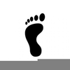 Free Clipart Foot Print Image