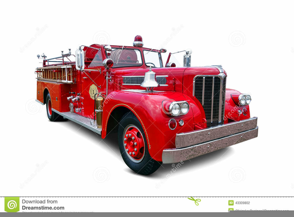 Vintage Fire Truck Clipart Free Images at