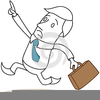 Free Clipart Rushing Man Image