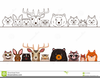 Woodland Creatures Clipart Image