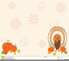 Funny Thanksgiving Turkey Clipart Image