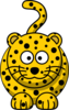 Studiofibonacci Cartoon Leopard Clip Art