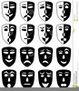 Clipart Of Theater Faces Image