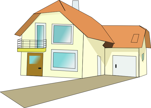 two storey house clipart - photo #15
