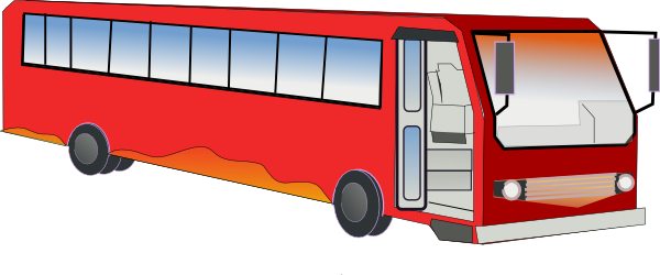 charter bus clipart - photo #21