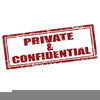 Private Confidential Clipart Image
