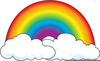 Rainbows And Sunshine Clipart Image