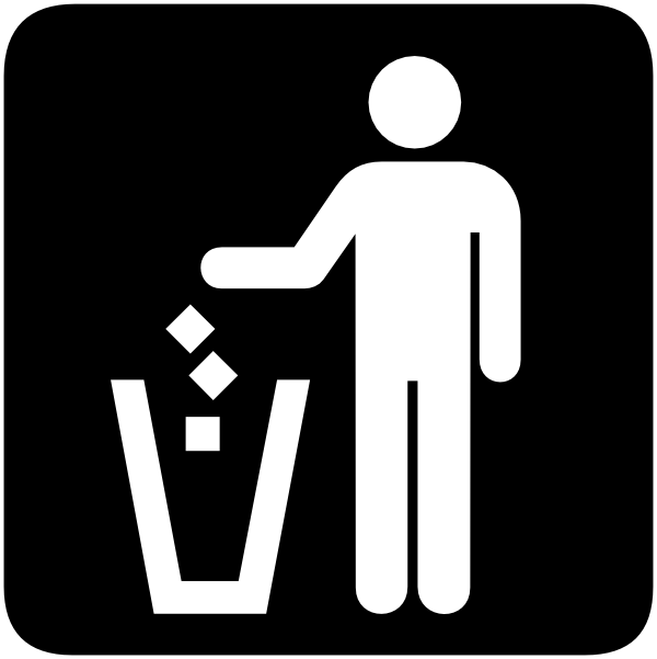 free clipart images trash can - photo #43
