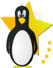 Star Penguin Clip Art