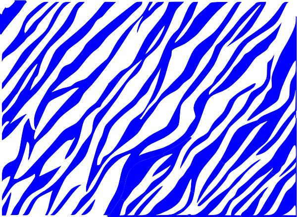 Blue And White Zebra Print Background Clip Art at Clker ...