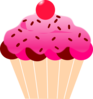 Pink Cupcake Clip Art