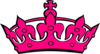 Pink Tilted Tiara Clip Art