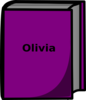 Olivia Book Clip Art
