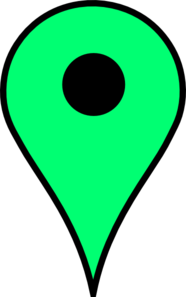 Map Pin Green Clip Art