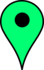 Map Pin Green Clip Art