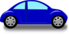 Beetle Blue2 Clip Art