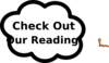 Check Out Reading Clip Art