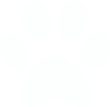 White Paw Print Clip Art