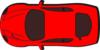 Red Car - Top View - 180 Clip Art