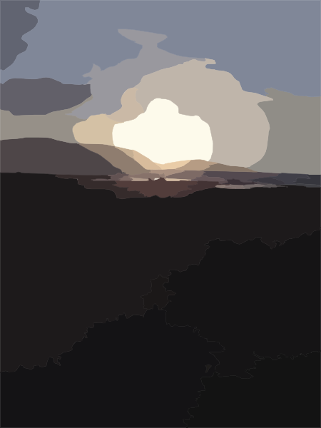 clipart sunset. beach sunset clipart.