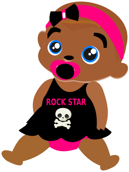 clip art girl rock star - photo #20