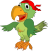 Pirate Parrot Clip Art