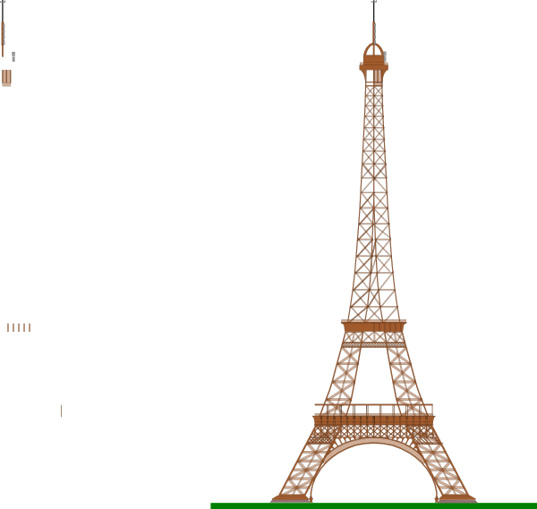 La Tour Eiffel (eiffel Tower) Clip Art at  - vector clip art  online, royalty free & public domain
